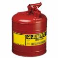 Justrite Type I Safety Gas Can - 5 Gallon